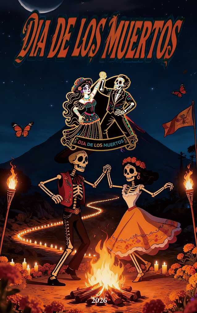 2026 Liberia Dia De Los Muertos 1/1000 oz Gold Coin
