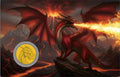 2026 Fire Dragon 1/1000 oz Gold Round