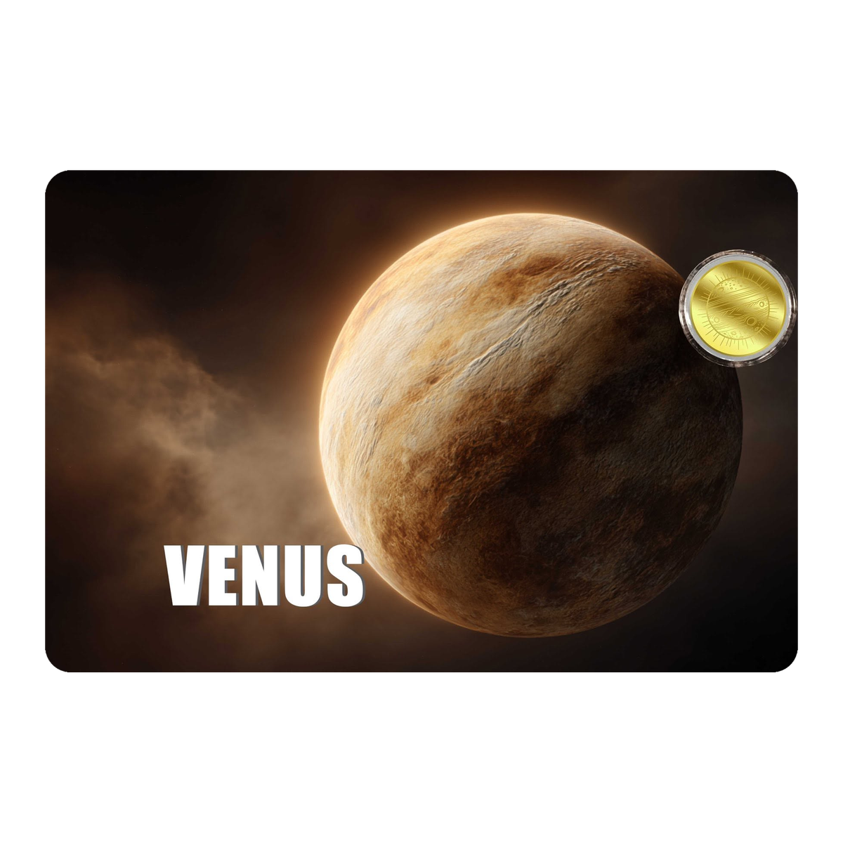 2026 Liberia Venus 1/1000 oz Gold Coin