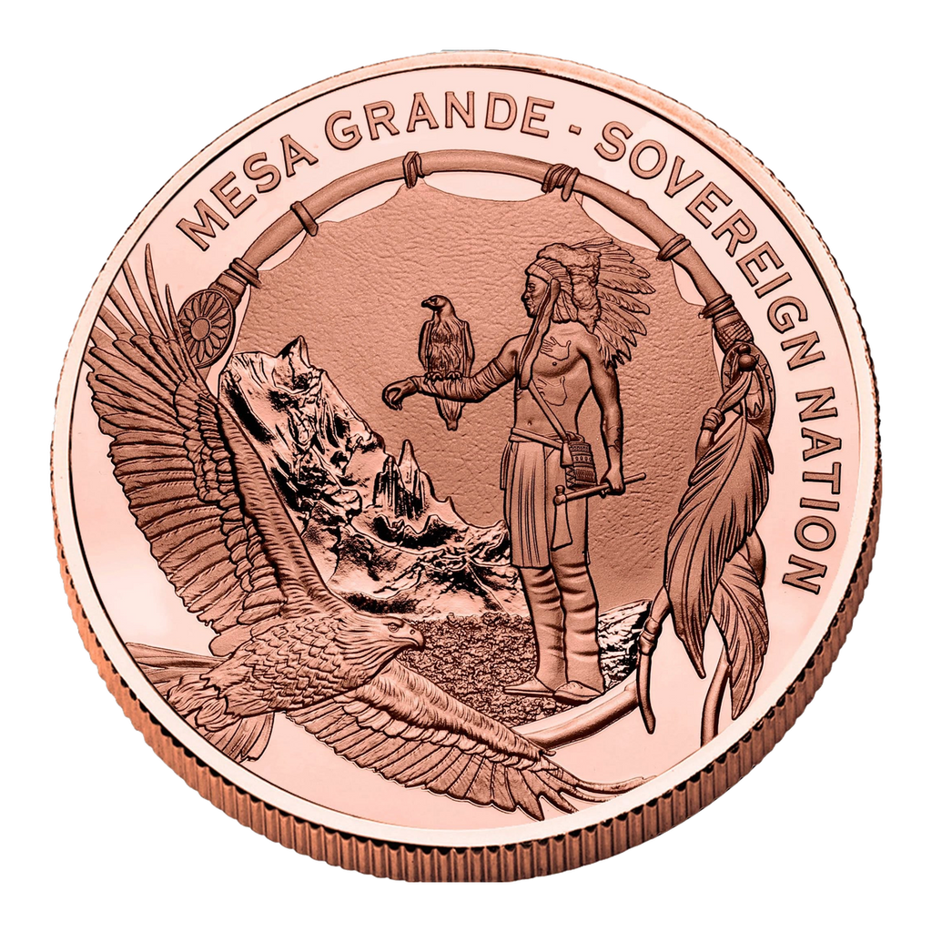 2025 Mesa Grande Iktomi Spiderman 5 oz Copper Coin
