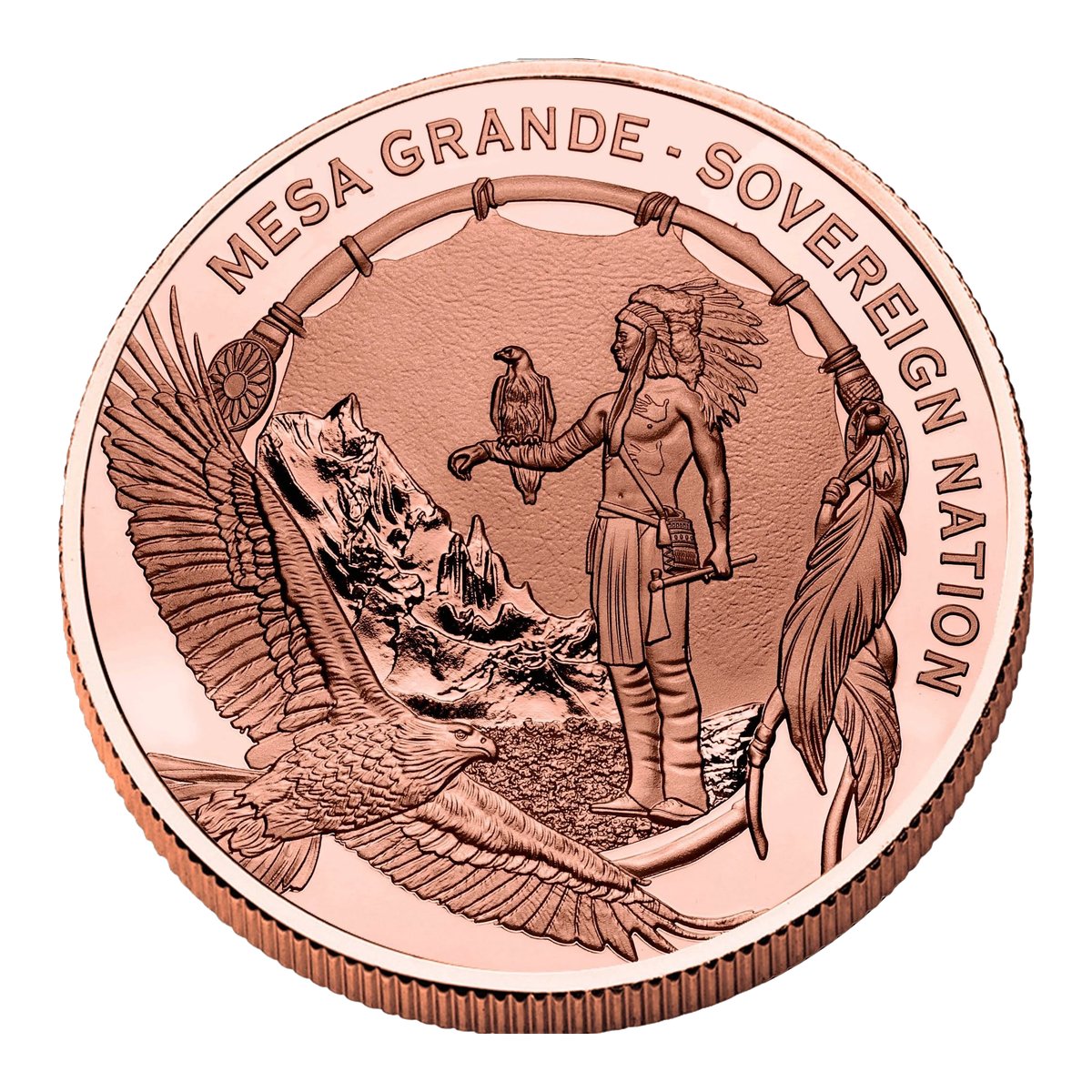 2025 Mesa Grande Iktomi Spiderman 5 oz Copper Coin