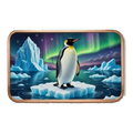 Northern Lights Penguins 5 oz Copper Colorized Art Bar